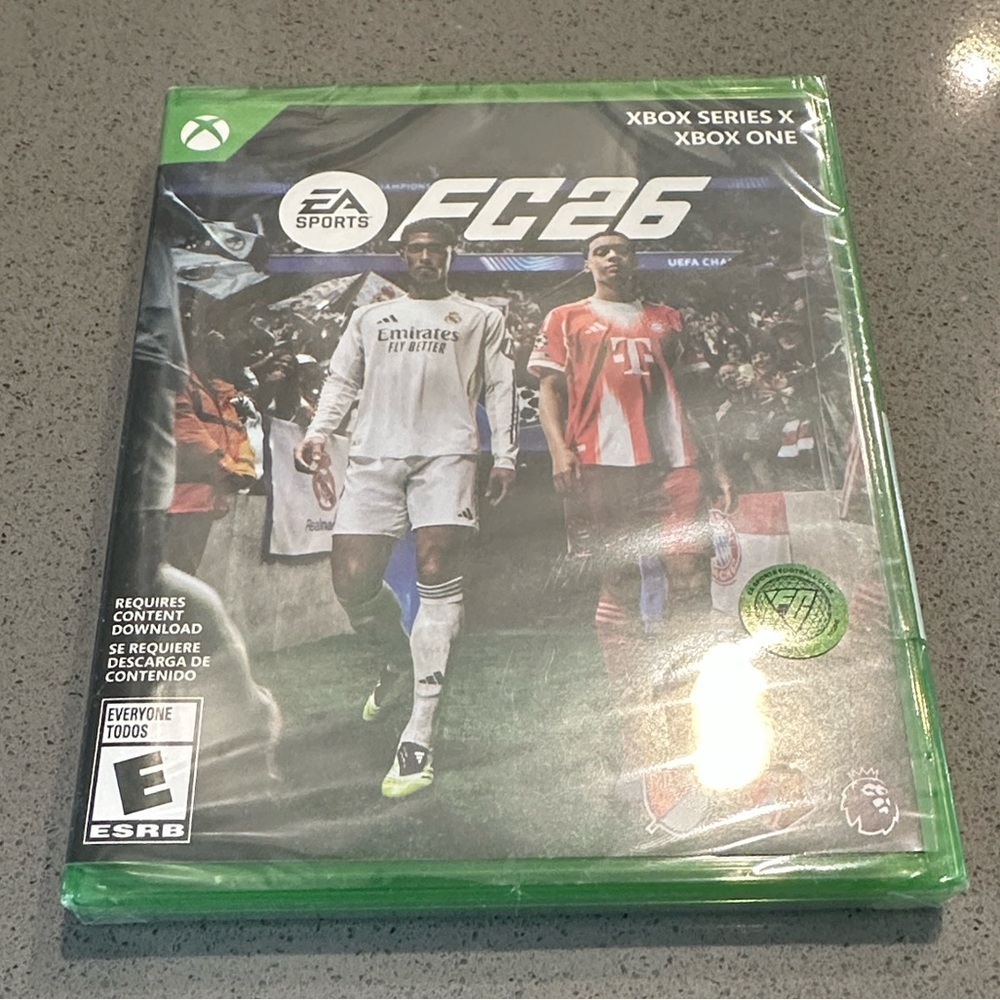 Brand New FC 26 Xbox Game - Green Case